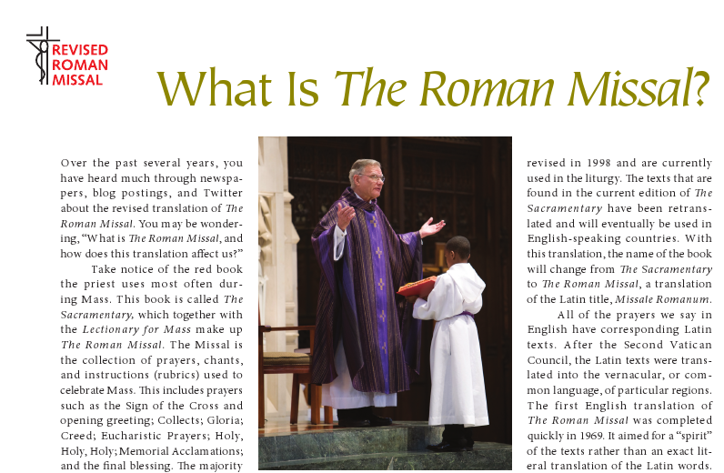 What_is_the_Roman_Missal