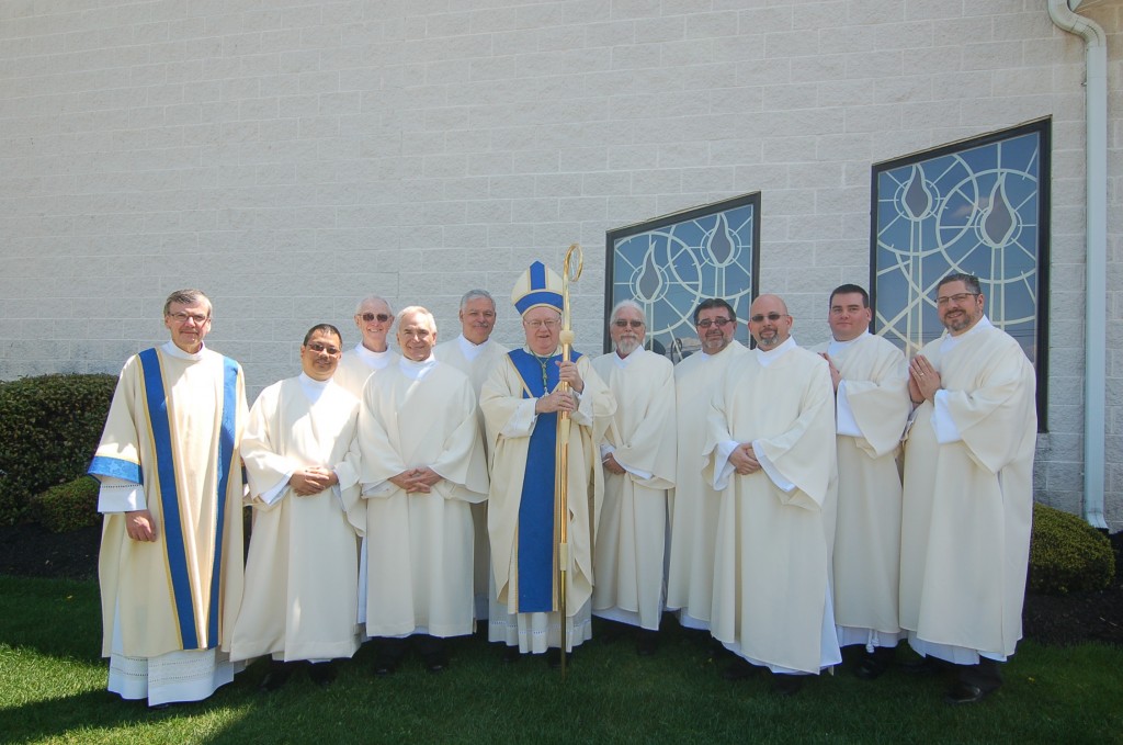 Deacons with Bishop May 2015