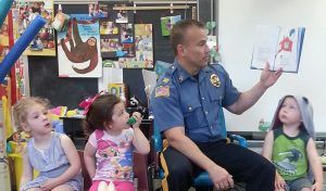 parent police volunteer reader mchugh school